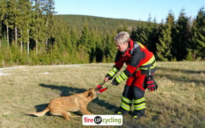Beißwurst Feuerwehrschlauch für Hundetraining der Feuerwehr Thüringen